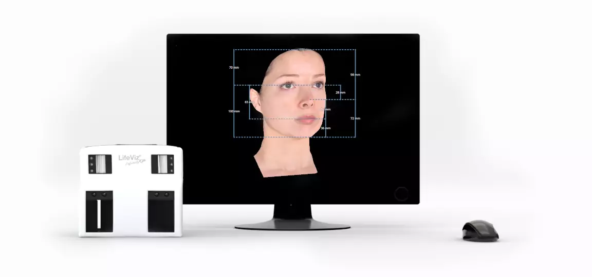 Trīsdimensionāla (3D) sejas un ķermeņa vizualizācija ar “LifeViz®”